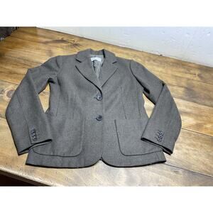 Everlane Wool Academy Blazer Preppy Career Size 2 Brown